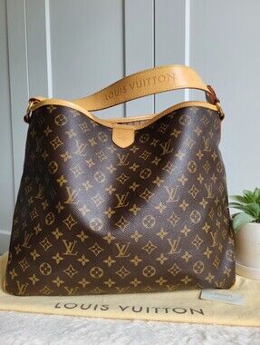 💕BEAUTIFUL Louis Vuitton DELIGHTFUL MM Hobo Shoulder Bag Monogram